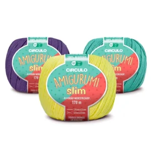 Novelo de Fio Amigurumi Slim para crochê e artesanato - Armarinhos Canaã