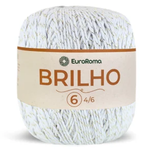 Barbante EuroRoma com Brilho Dourado