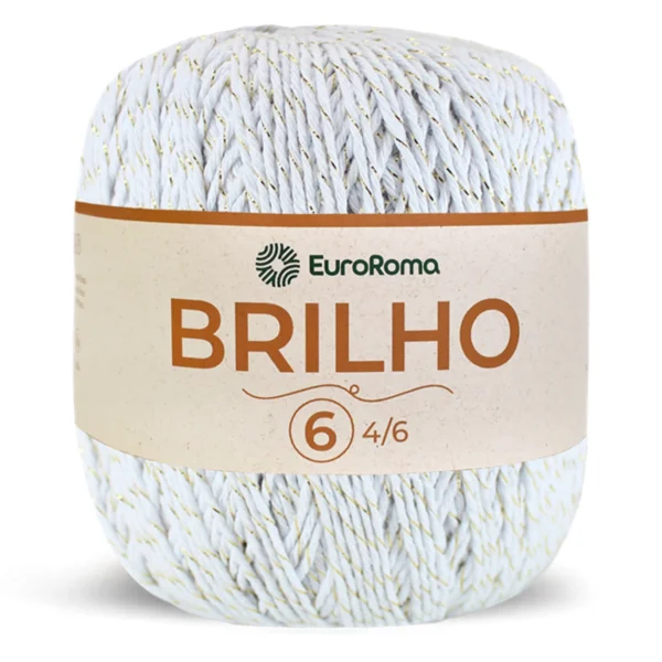 Barbante EuroRoma com Brilho Dourado