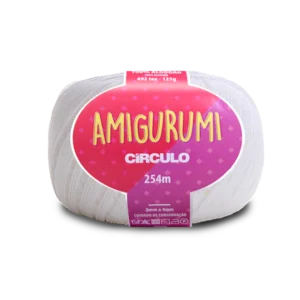 Fio Amigurumi Circulo na cor Branco