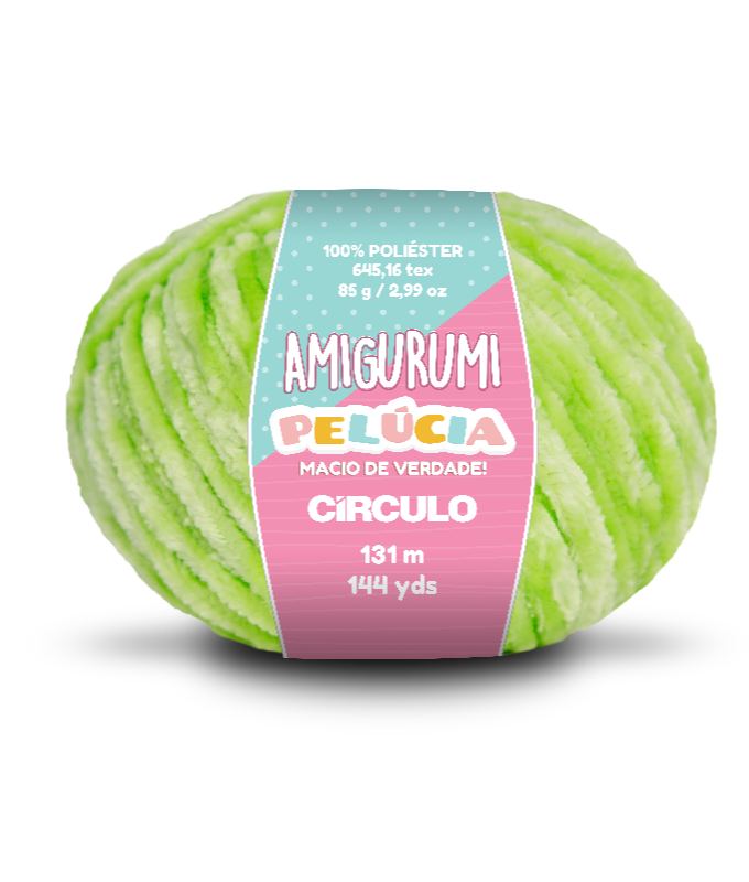 Fio Amigurumi Pelúcia Circulo - 85g (131m)