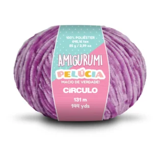 Fio Amigurumi Pelucia Circulo na cor Alfazema