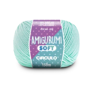 Fio Amigurumi Soft Circulo na cor ÁguaFresca