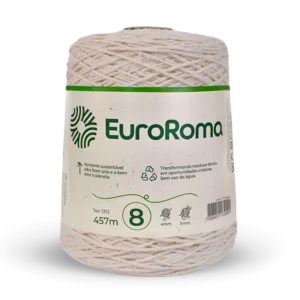 Fio EuroRoma nº8 na cor Cru