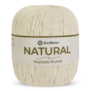Fio EuroRoma Natural Marcelo Nunes nº 6 na cor Cru