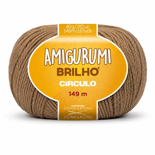 Fio Amigurumi Brilho Círculo – 80 g (149 m)