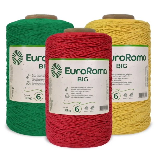 Barbante EuroRoma Big nº 6 – 1,8 kg (1.830 m)