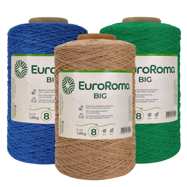 Barbante EuroRoma Big nº 8 – 1,8 kg (1.371 m)
