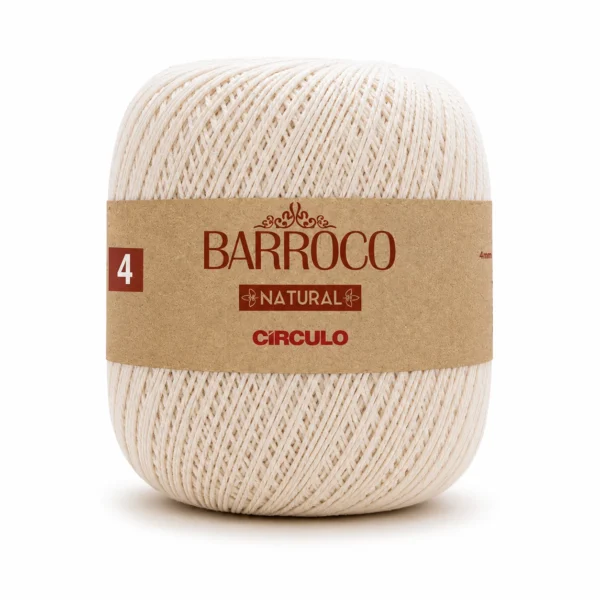 Fio Barroco Natural Círculo nº 4 – 400 g