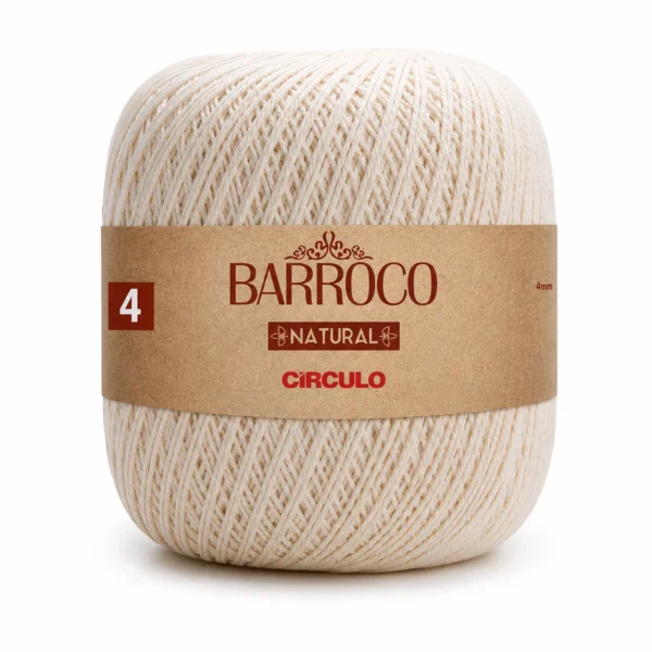 Fio Barroco Natural Círculo nº 4 – 700 g