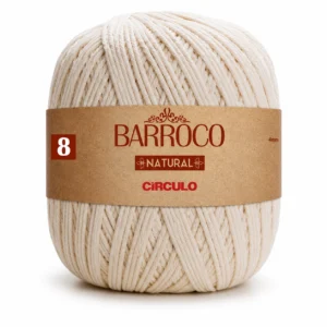 Fio Barroco Natural Círculo nº 8 – 400 g