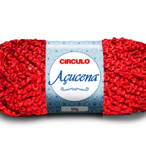 Fio Circulo Acucena na cor Carmim