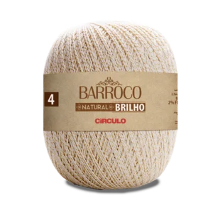 Fio Circulo Barroco Brilho Ouro na cor Brilho-Ouro