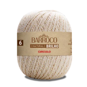 Fio Circulo Barroco Brilho Ouro na cor Brilho-Ouro
