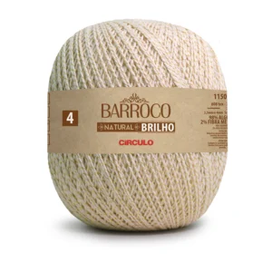 Fio Circulo Barroco Brilho Prata na cor Brilho-Prata