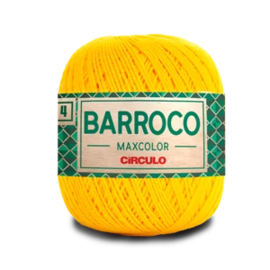 Fio Circulo Barroco Maxcolor n° 4 na cor Canário