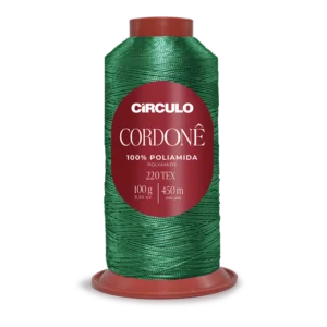 Fio Circulo Cordonê na cor Esmeralda