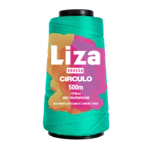 Fio Circulo Liza Grossa na cor Esmeralda