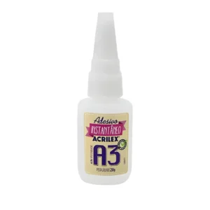 Adesivo Instantâneo A3 Acrilex – 20 g