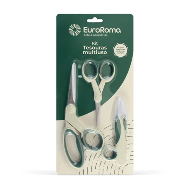 Kit de Tesouras Multiuso